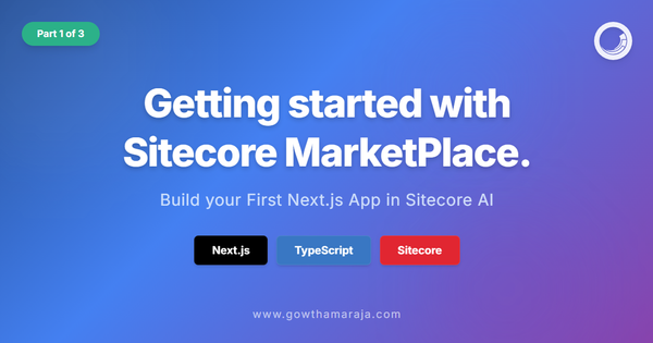 Getting Started with Sitecore Marketplace App